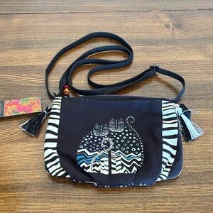 Laurel Burch Cats Crossbody Bag